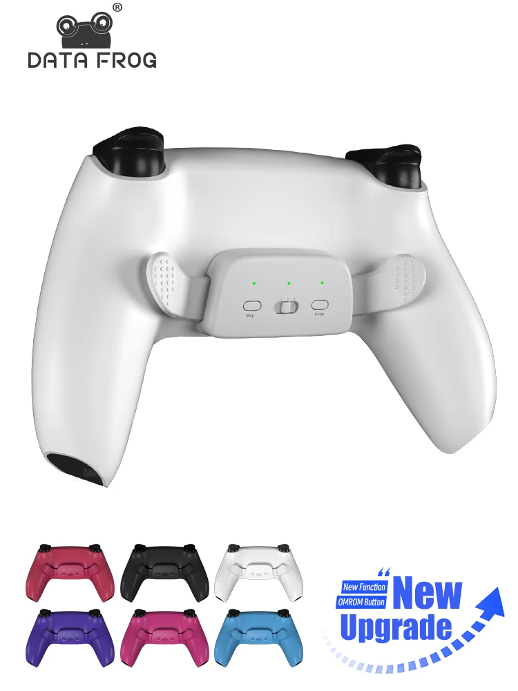 

DATA FROG Replacement Redesigned Shell Back Button for PS5 Gamepad Rise Remap Kit For PS5 Controller Attachment Accessories