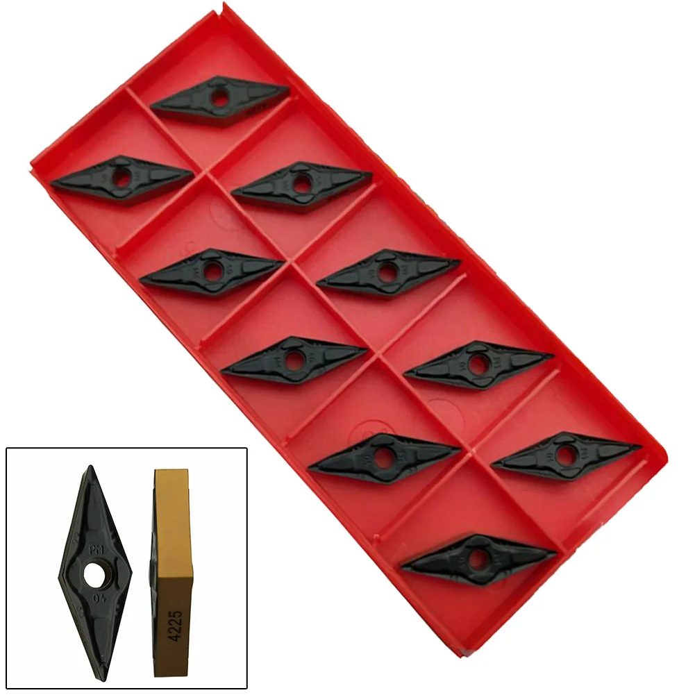 VNMG160404-PM Carbide Inserts Grade 4225 Metal Carving Tools Milling Cutter Accessories Repair Tools Workshop Tools
VNMG160404-PM Carbide Inserts Grade 4225 Metal Carving Tools Milling Cutter Accessories Repair Tools Workshop Tools