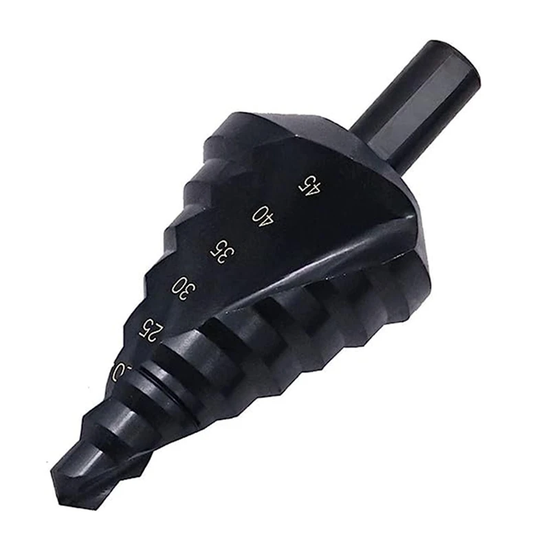 Step Drill, Pagoda Drill Electric Drill Hole Opener, Metal Tool, Metal Cone 10-45Mm Step Drill
Step Drill, Pagoda Drill Electric Drill Hole Opener, Metal Tool, Metal Cone 10-45Mm Step Drill