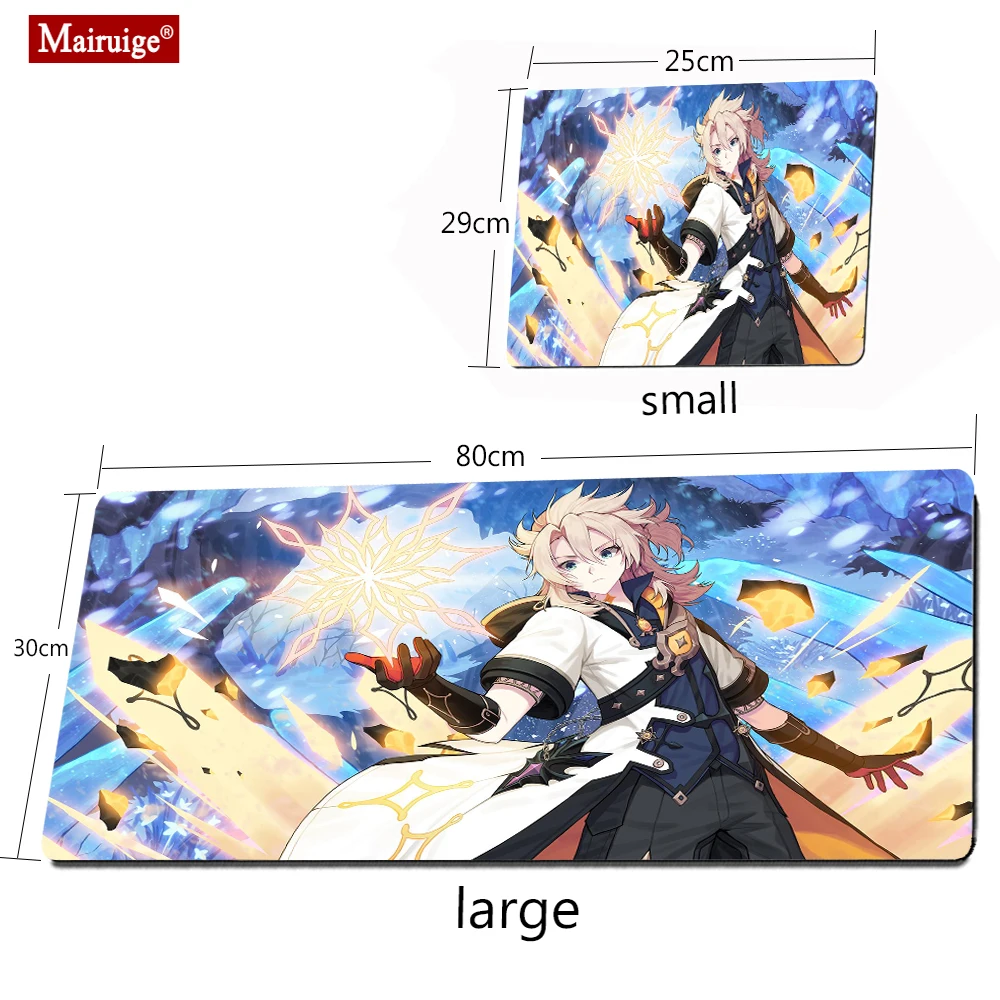 30*60/40*90CM XL XXL Genshin Impact Albedo Mouse Pad Gamer Anime Large Desk Mat Computer Gaming Peripheral Accessories MousePads
30*60/40*90CM XL XXL Genshin Impact Albedo Mouse Pad Gamer Anime Large Desk Mat Computer Gaming Peripheral Accessories MousePads