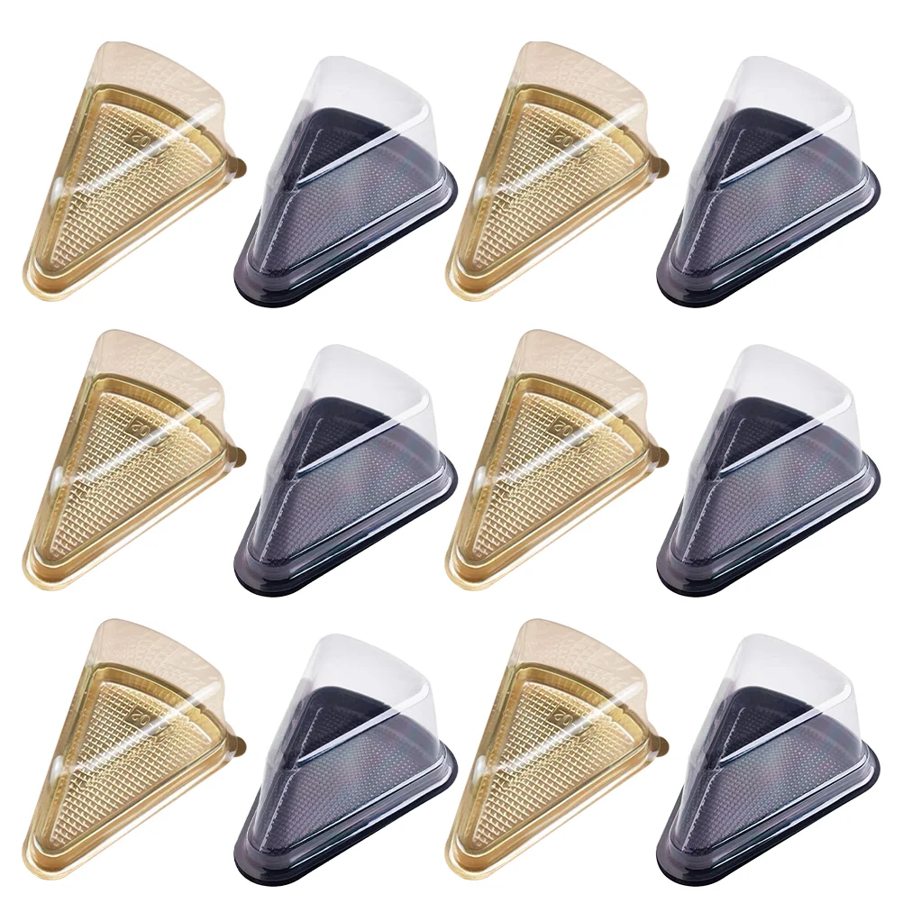 Cake Slice Boxes Plastic Cake Containers Cakes Boxes Triangular Cake Packaging Boxes for Birthday Wedding Party Decoration
Cake Slice Boxes Plastic Cake Containers Cakes Boxes Triangular Cake Packaging Boxes for Birthday Wedding Party Decoration