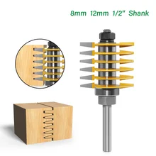 1 Piece 8mm 12mm 1/2" Shank New 2 Teeth Adjustable Regular Finger Router Bit Tenon Industrial Grade Tool
1 Piece 8mm 12mm 1/2" Shank New 2 Teeth Adjustable Regular Finger Router Bit Tenon Industrial Grade Tool