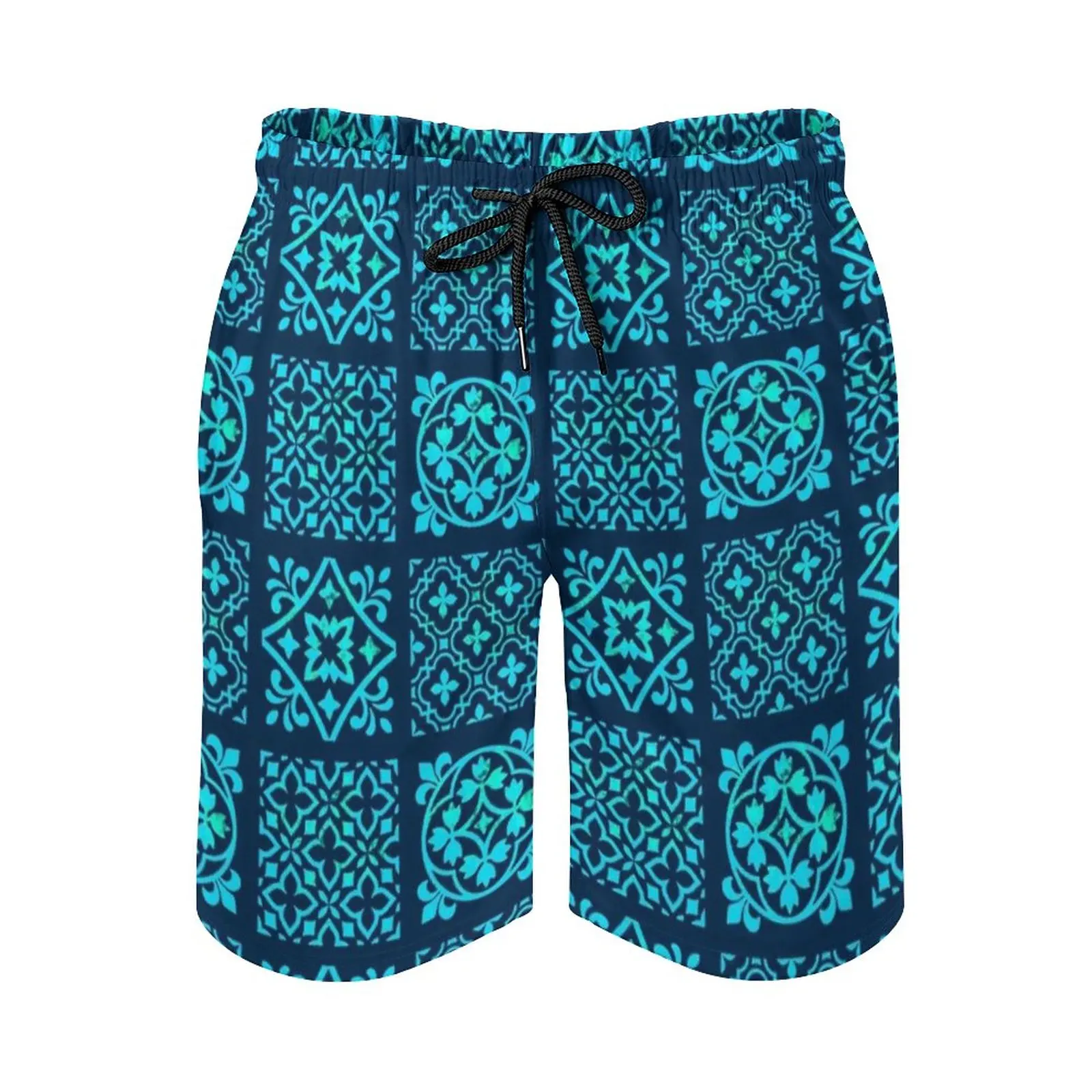 Cool Blue Traditional Heritage Traditional Moroccan Tiles Men'S Beach Shorts 3D Printing Loose Surf Board Shorts Beachwear
Cool Blue Traditional Heritage Traditional Moroccan Tiles Men'S Beach Shorts 3D Printing Loose Surf Board Shorts Beachwear