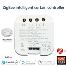 Tuya ZigBee Smart Life Curtain Switch Module For Roller Shutter Blinds Motor Smart Home Google Home Alexa Voice Control
Tuya ZigBee Smart Life Curtain Switch Module For Roller Shutter Blinds Motor Smart Home Google Home Alexa Voice Control