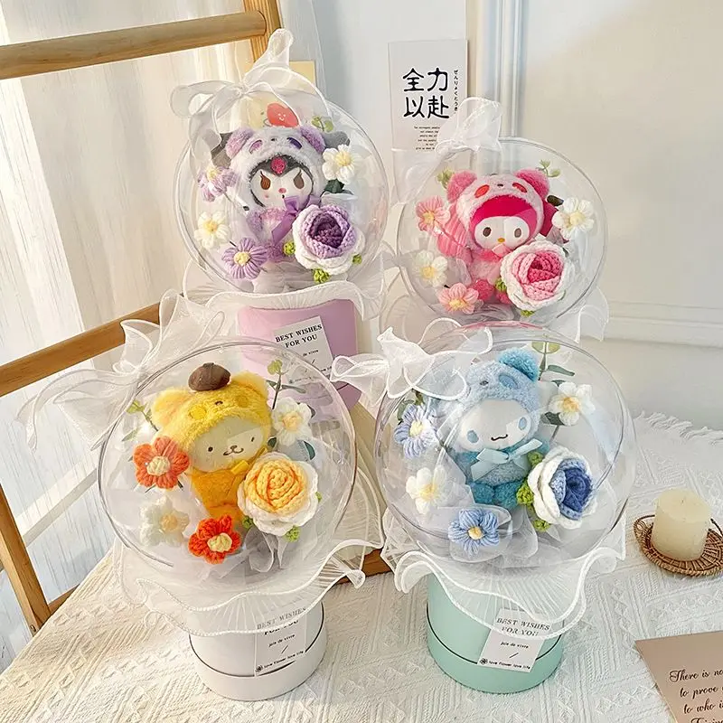 Hello Kitty Kawaii аниме Sanrio Kuromi кукольный букет милый мультяшный Коричный мой Мелодия плюшевые цветы подарки игрушки для девочек
Hello Kitty Kawaii аниме Sanrio Kuromi кукольный букет милый мультяшный Коричный мой Мелодия плюшевые цветы подарки игрушки для девочек