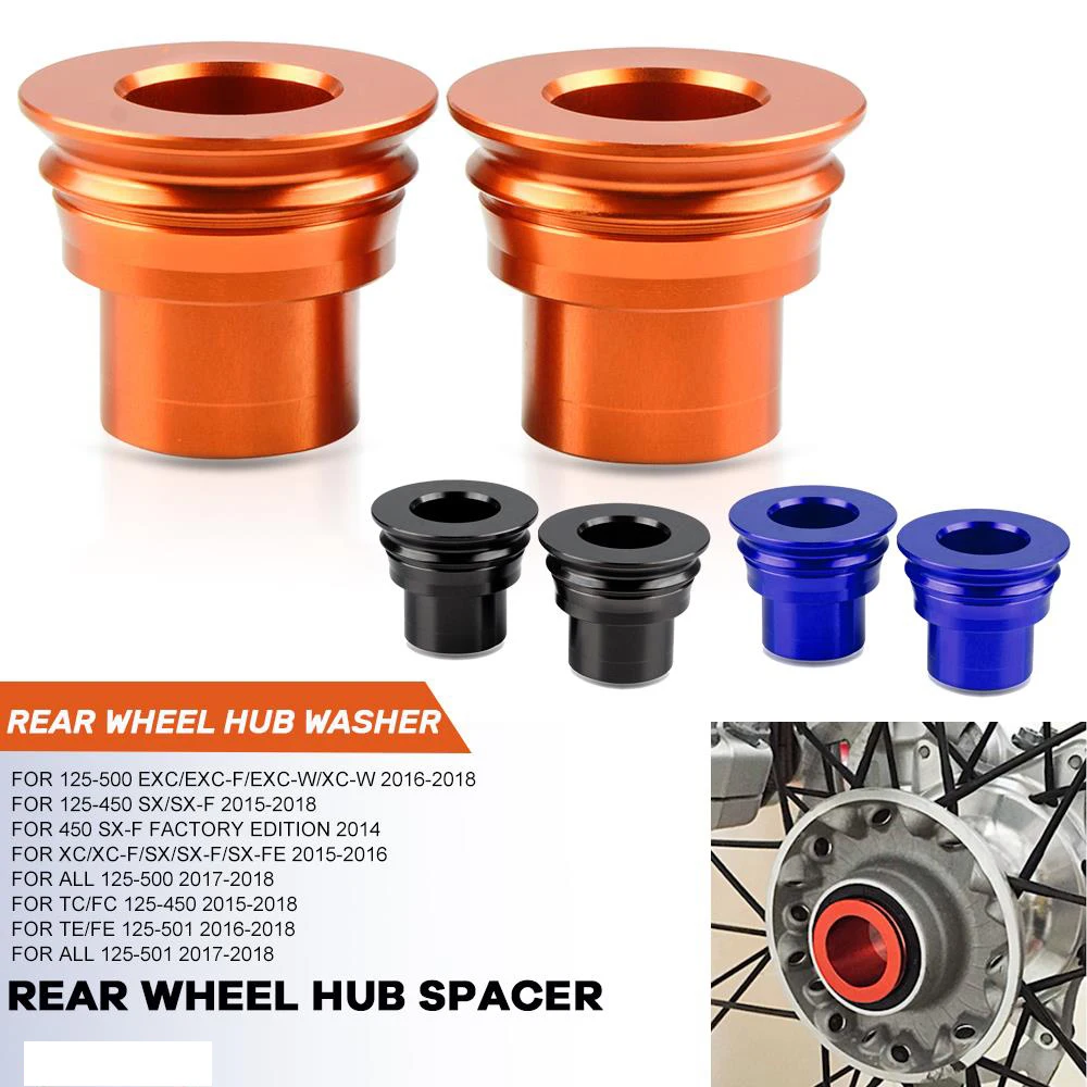 

Front Rear Wheel Hub Spacer For 125-500 125 150 200 250 300 350 400 450 500 EXC/EXCF/EXCW/XC-W 2016 2017 2018 2019 2020 2021