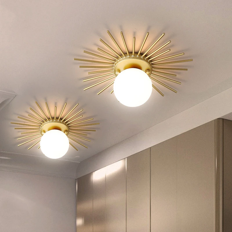 Copper Corridor Ceiling Lamp Nordic Household Luxury Sun Lanterns Creative Balcony Copper Ceiling Lamps for Living Room
Copper Corridor Ceiling Lamp Nordic Household Luxury Sun Lanterns Creative Balcony Copper Ceiling Lamps for Living Room