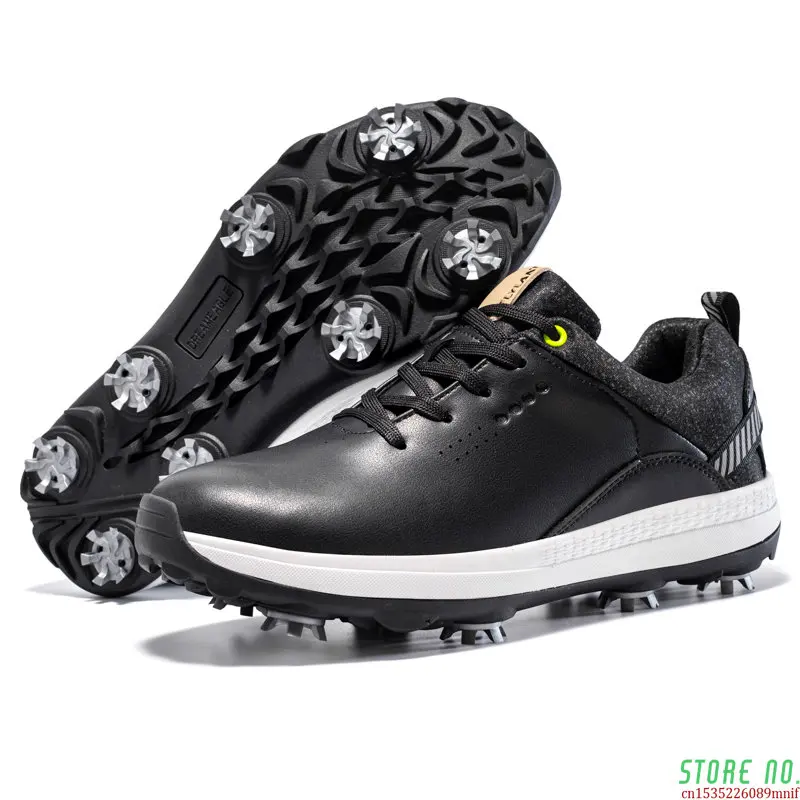 High quality golf shoes waterproof breathable non-slip men's training sports shoelace nails plus size golf shoes 40-47
High quality golf shoes waterproof breathable non-slip men's training sports shoelace nails plus size golf shoes 40-47