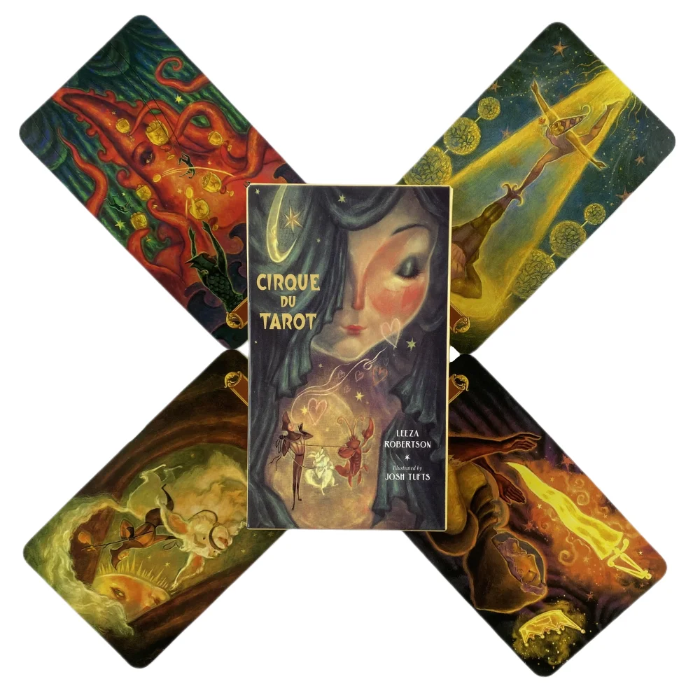 Cirque Du Tarot Cards A 78 Oracle English Visions Divination Edition Borad Playing Games
Cirque Du Tarot Cards A 78 Oracle English Visions Divination Edition Borad Playing Games