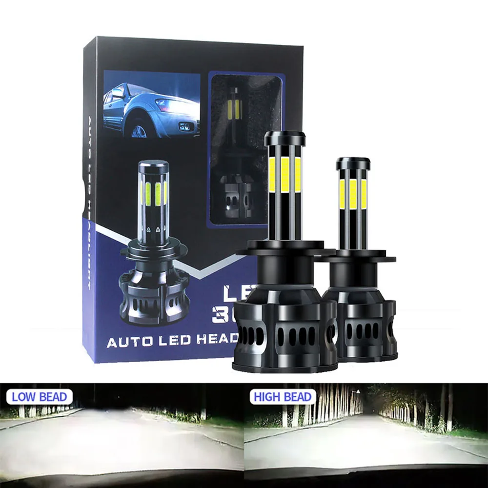 2pcs High Power Canbus 200W Auto Lamp H1 LED H7 H8 H9 9005 9006 H11 H13 9007 9008 Led Headlight Bulbs H4 8Sides Car Light Auto
2pcs High Power Canbus 200W Auto Lamp H1 LED H7 H8 H9 9005 9006 H11 H13 9007 9008 Led Headlight Bulbs H4 8Sides Car Light Auto