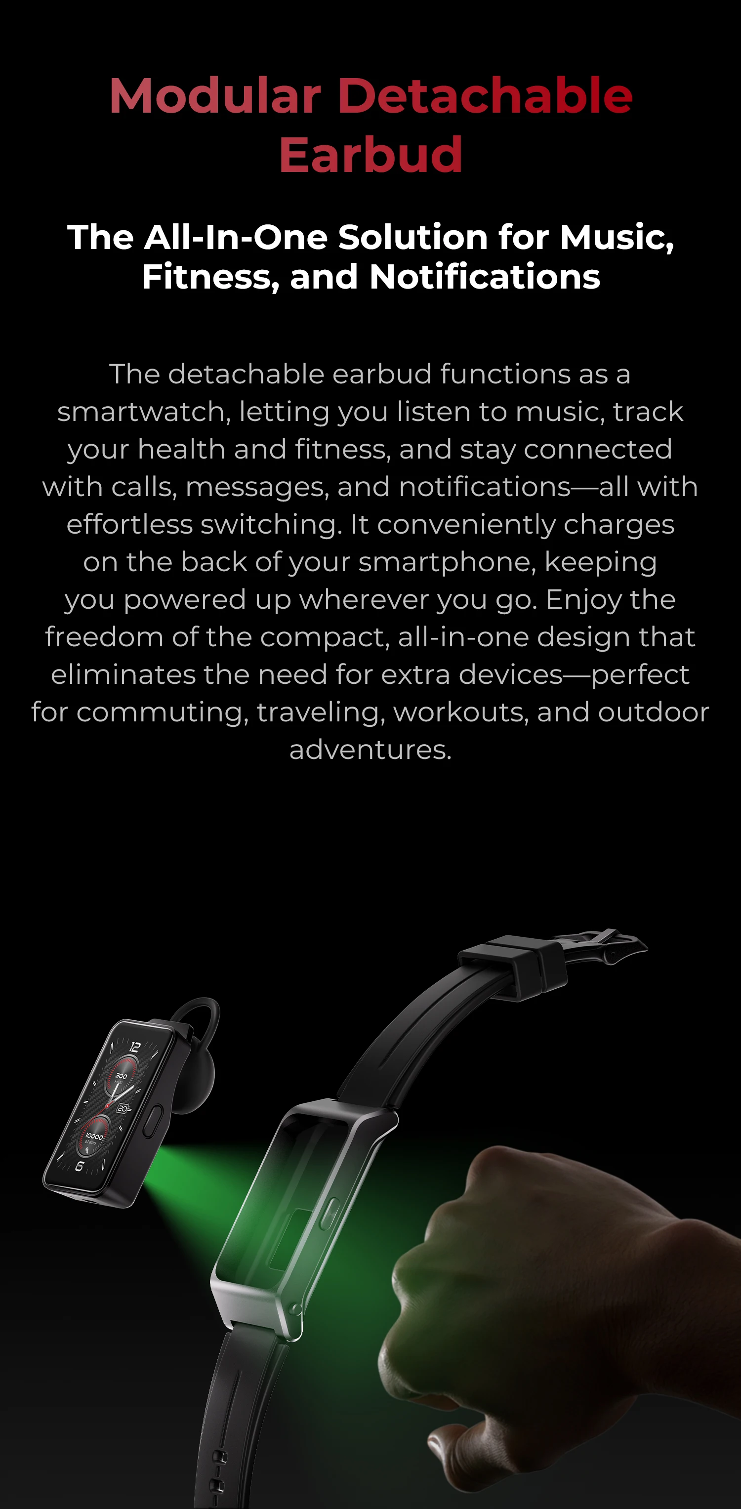 Oukitel WP300 Rugged Phone 16000mAh 36GB(12+24)GB+512GB Modular detachable Earbud/camping Light 6.78