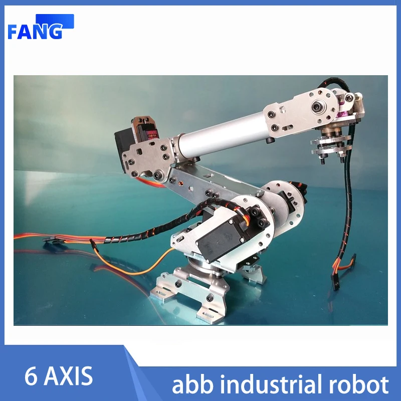 6-axis Robotic Arm Abb Industrial Robot Arm Model Multi-Dof Manipulator Claw Gripper with 6pcs MG996R for Arduino DIY Project
6-axis Robotic Arm Abb Industrial Robot Arm Model Multi-Dof Manipulator Claw Gripper with 6pcs MG996R for Arduino DIY Project