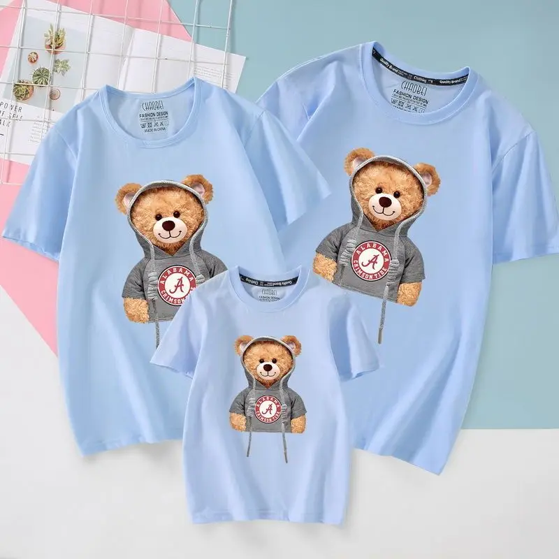 

Летняя одежда для родителей и детей, новинка 2020, подходящая одежда для матери и дочери, футболка с коротким рукавом для мамы и ребенка