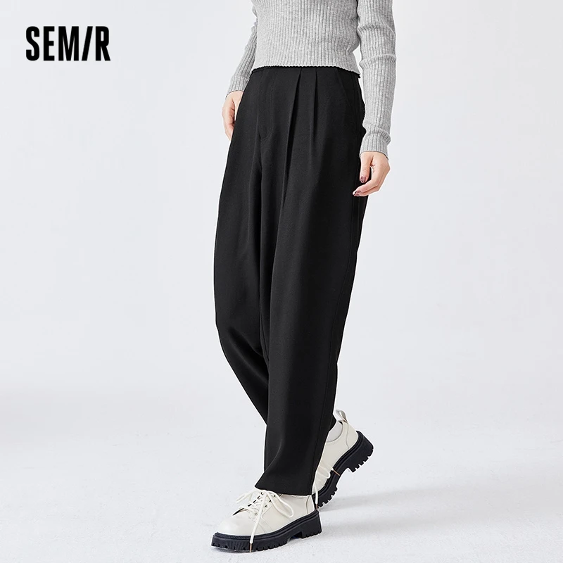 Костюмные брюки Semir, женские повседневные брюки, новинка весны 2022, облегающие модные черные брюки, Универсальные женские брюки
Костюмные брюки Semir, женские повседневные брюки, новинка весны 2022, облегающие модные черные брюки, Универсальные женские брюки