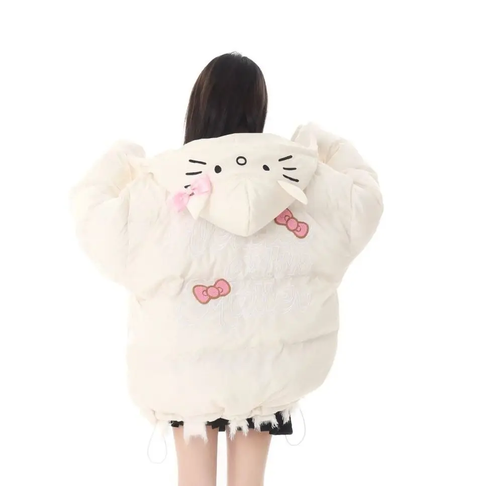 Kawaii Sanrio Hellokitty Anime Kawaii Cute and Sweet Thickened Cotton Clothing Versatile and Popular Loose Bread Clothing
Kawaii Sanrio Hellokitty Anime Kawaii Cute and Sweet Thickened Cotton Clothing Versatile and Popular Loose Bread Clothing