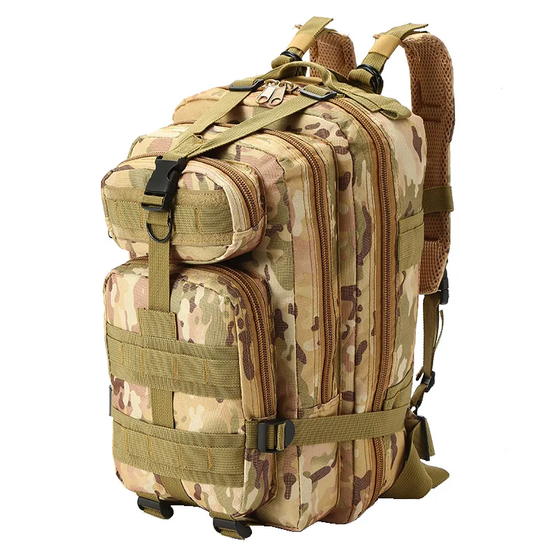 Outdoor sports large-capacity mountaineering bag multi-functional camouflage 3P tactical backpack men's camping hiking backpack
Outdoor sports large-capacity mountaineering bag multi-functional camouflage 3P tactical backpack men's camping hiking backpack