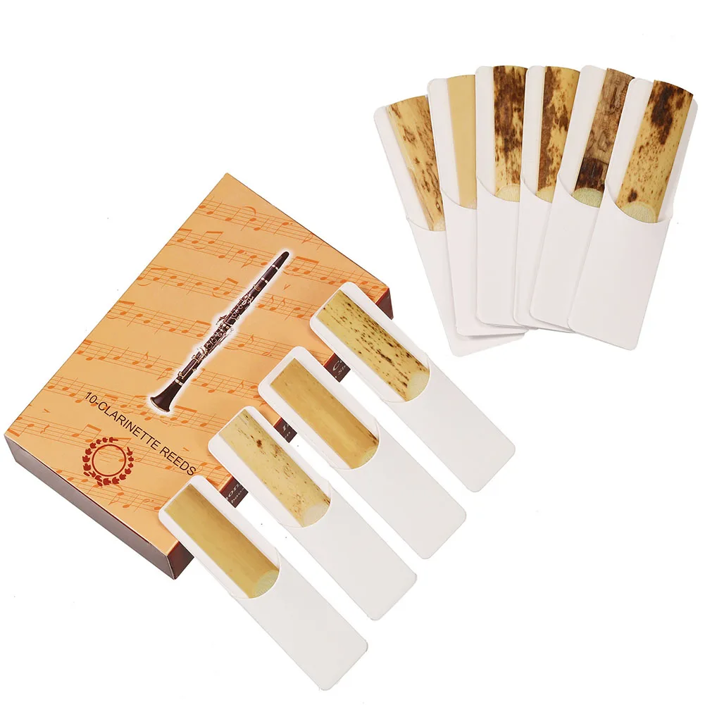 10 PCS Clarinet Reeds Flexible Strength 2.5 Woodwind Instrument Clarinet Parts For Clarinet For Professionals Beginner Students
10 PCS Clarinet Reeds Flexible Strength 2.5 Woodwind Instrument Clarinet Parts For Clarinet For Professionals Beginner Students