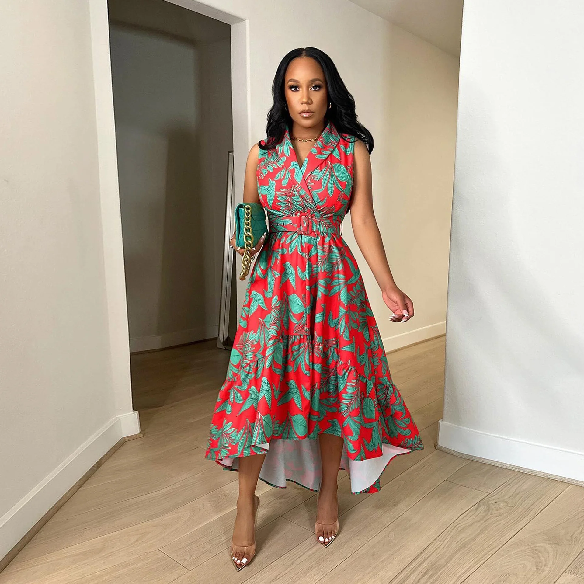 Zoctuo Floral Summer Midi Dresses For Women 2023 New Sleeveless V-Neck Big Swing Low Dress Slim Gowns And Evening Vestidos
Zoctuo Floral Summer Midi Dresses For Women 2023 New Sleeveless V-Neck Big Swing Low Dress Slim Gowns And Evening Vestidos