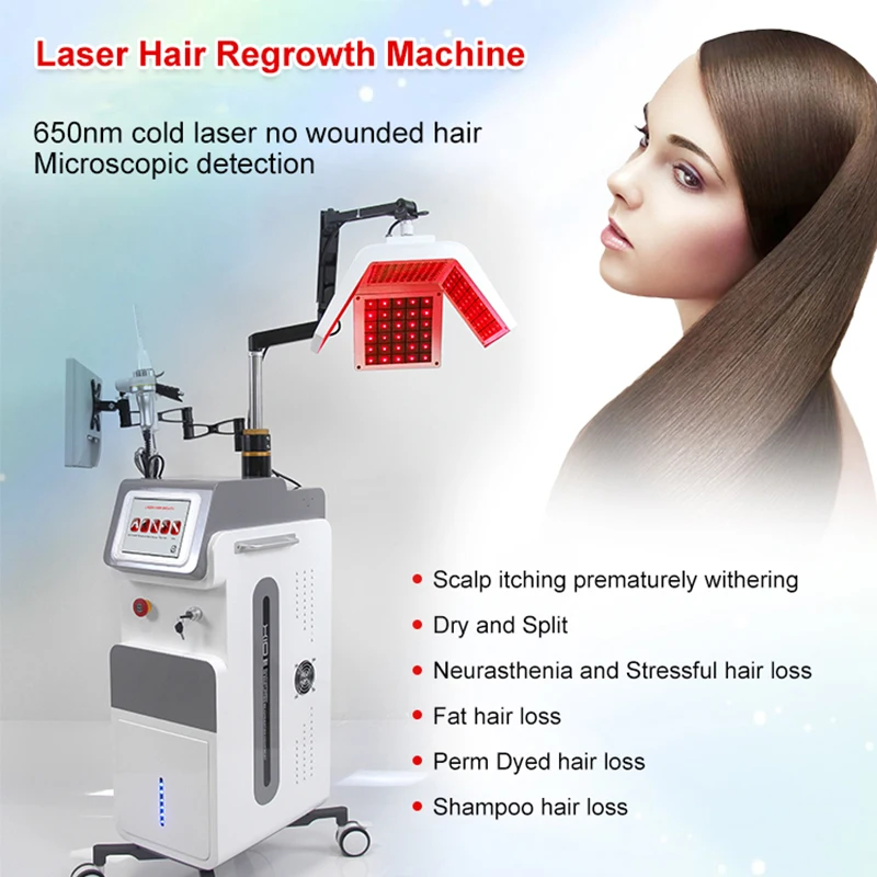 Anti Hair Loss Laser Hair Growth Comb Hair Care Treatment Hair Regrowth Bald Hairline Back Hair Regrowth Treatment Machine
Anti Hair Loss Laser Hair Growth Comb Hair Care Treatment Hair Regrowth Bald Hairline Back Hair Regrowth Treatment Machine