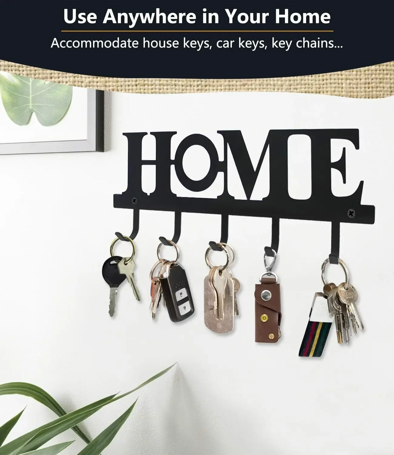 13×5.3 Inches Key Holder Metal Wall Mount Vintage Keys Hook Home Decor Rustic Key Hanger Wall Mount Towel Rack Wall Mounted
13×5.3 Inches Key Holder Metal Wall Mount Vintage Keys Hook Home Decor Rustic Key Hanger Wall Mount Towel Rack Wall Mounted