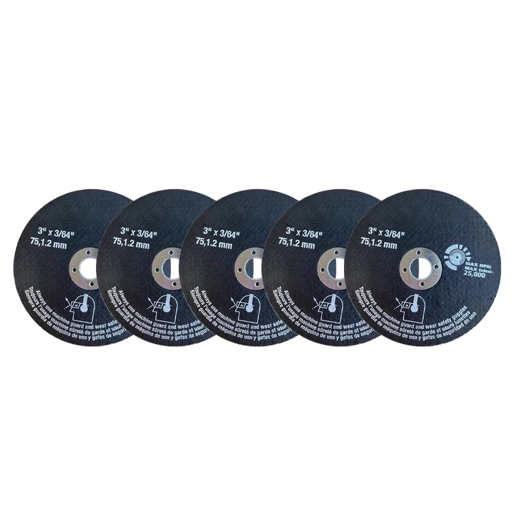 5pcs Metal Cutting Disc Multilayer 75mm Resin Grinding Wheel Disc For Angle Grinder Cutting Ultra-fast Carbon Steel Pipe Iron
5pcs Metal Cutting Disc Multilayer 75mm Resin Grinding Wheel Disc For Angle Grinder Cutting Ultra-fast Carbon Steel Pipe Iron