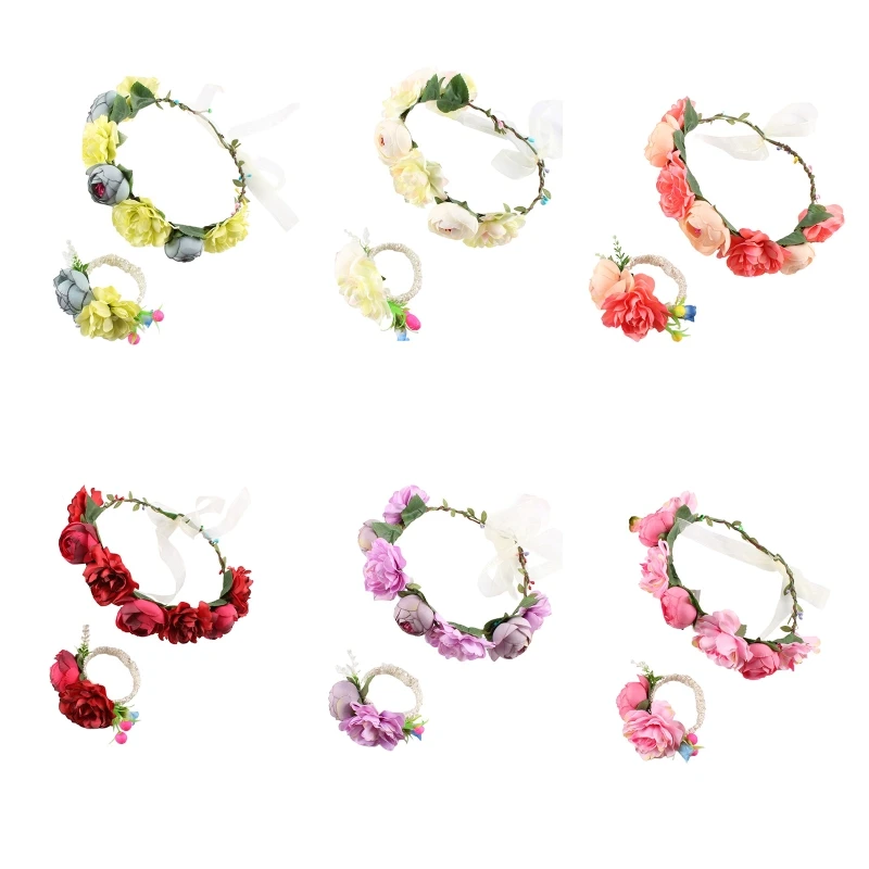 Bohemian Flower Floral Headpiece Floral Hair Hoop Fabric Princess Headdresses Wedding Hair Accessories
Bohemian Flower Floral Headpiece Floral Hair Hoop Fabric Princess Headdresses Wedding Hair Accessories