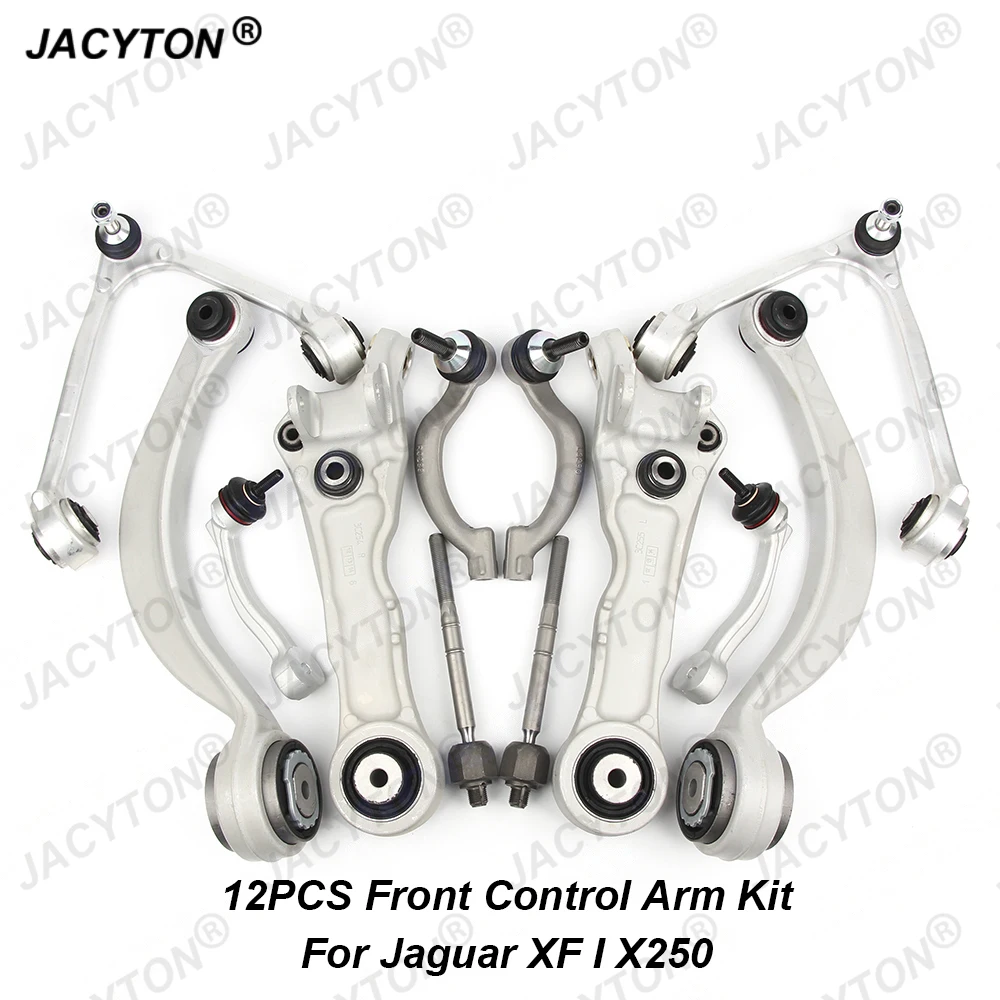 JACYTON 12pcs Front Suspension Control Arm Ball Joint Stabilizer Link Tie Rod Kits For Jaguar XF I X250 C2P24862 C2C39683
JACYTON 12pcs Front Suspension Control Arm Ball Joint Stabilizer Link Tie Rod Kits For Jaguar XF I X250 C2P24862 C2C39683