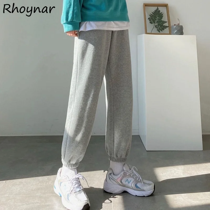 Casual Pants Women Simple Solid Harajuku Harem Thicker Baggy Ins All-match Preppy Girls Autumn Couples Joggers Vintage Fashion
Casual Pants Women Simple Solid Harajuku Harem Thicker Baggy Ins All-match Preppy Girls Autumn Couples Joggers Vintage Fashion