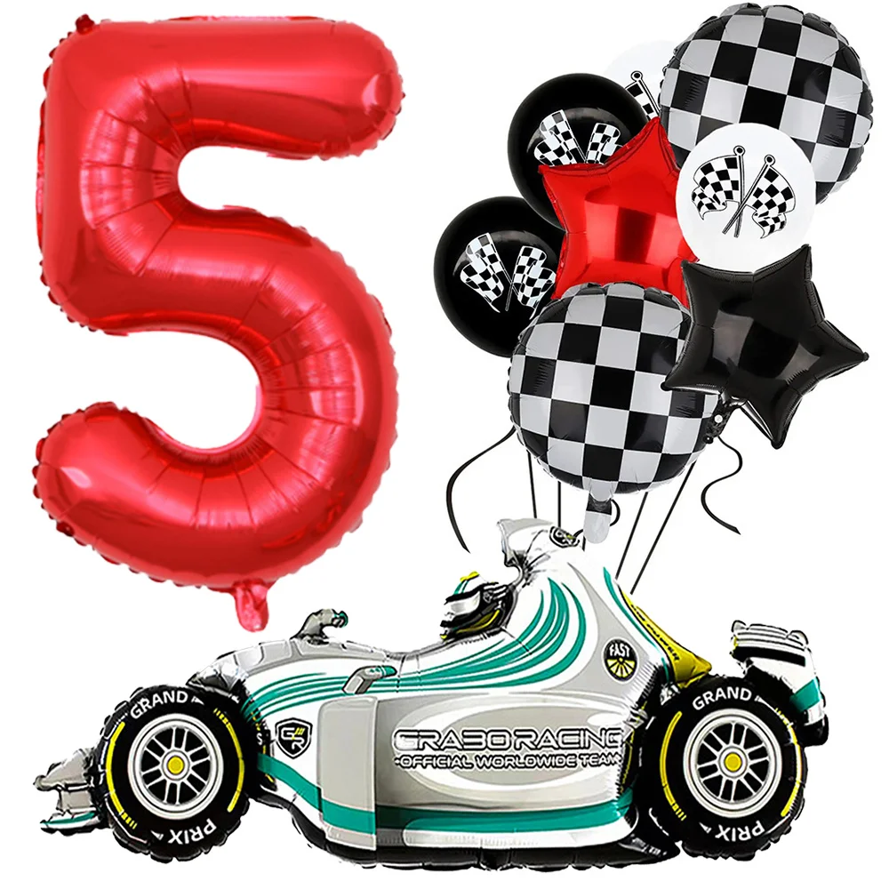 10PCS Race Car Party Decoraitons Racing Number 2 3 4 6 8 5th Balloons Kid Gift Toys Boy Birthday Supplies Checkered Flag Balloon
10PCS Race Car Party Decoraitons Racing Number 2 3 4 6 8 5th Balloons Kid Gift Toys Boy Birthday Supplies Checkered Flag Balloon