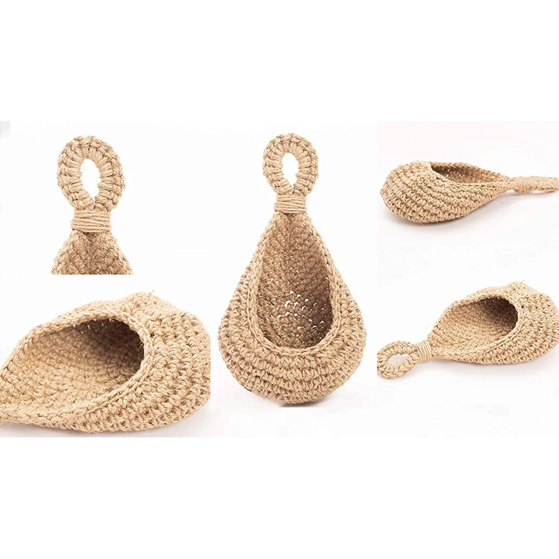 Water Drop Knitting Basket Wall Hanging Planter Decorative Wicker Basket, Handmade Rattan Basket Hanging Flower Basket for
Water Drop Knitting Basket Wall Hanging Planter Decorative Wicker Basket, Handmade Rattan Basket Hanging Flower Basket for