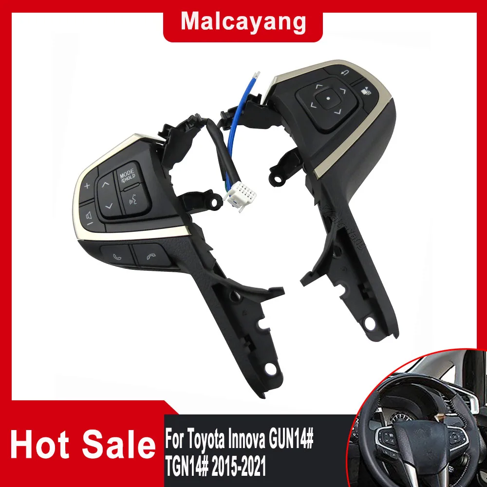 For Toyota Innova GUN14# TGN14# 2015-2021 Cruise Control Volume Steering Wheel Switch Buttons 84250-0K080-C0 Hight Quality
For Toyota Innova GUN14# TGN14# 2015-2021 Cruise Control Volume Steering Wheel Switch Buttons 84250-0K080-C0 Hight Quality