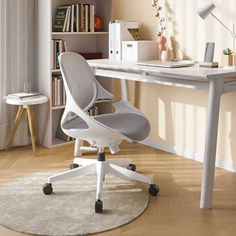 

Роскошное офисное кресло для кабинета, регулируемое Сетчатое скользящее кресло с высоким подголовником для дома, игровые белые стулья, удобная мебель Sandalye