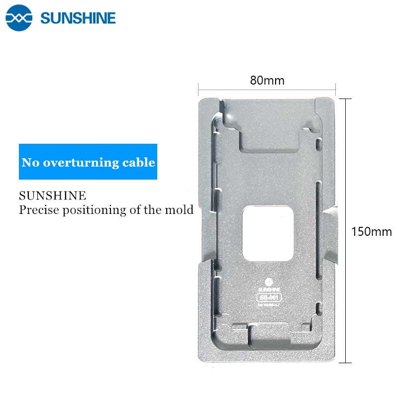 Sunshine SS-061 LCD Positioning Mould Screen Refurbish Mold for iPhone 8 X 11 12 Pro max Pressure Screen Tool
Sunshine SS-061 LCD Positioning Mould Screen Refurbish Mold for iPhone 8 X 11 12 Pro max Pressure Screen Tool