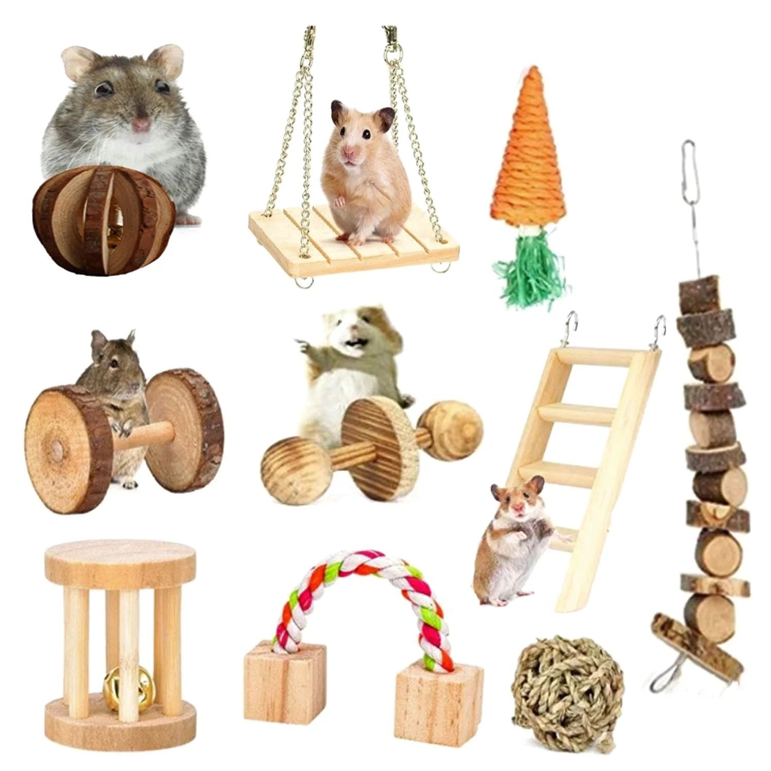 

Игрушки для жевания в виде кролика, деревянные палочки в виде яблока для кролика, аксессуары для маленьких домашних животных, морские свинки, китайские шиллы, хомстры