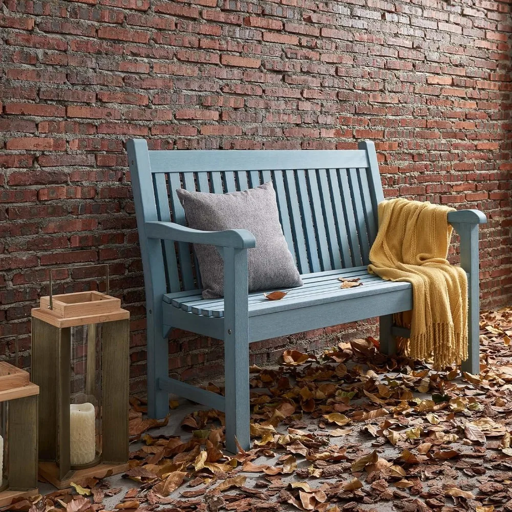 Garden Bench, 2-Person Poly Lumber Patio, All-Weather Outdoor Bench That Never Rot and Fade, Memorial , Suit for Garden(Blue)
Garden Bench, 2-Person Poly Lumber Patio, All-Weather Outdoor Bench That Never Rot and Fade, Memorial , Suit for Garden(Blue)
