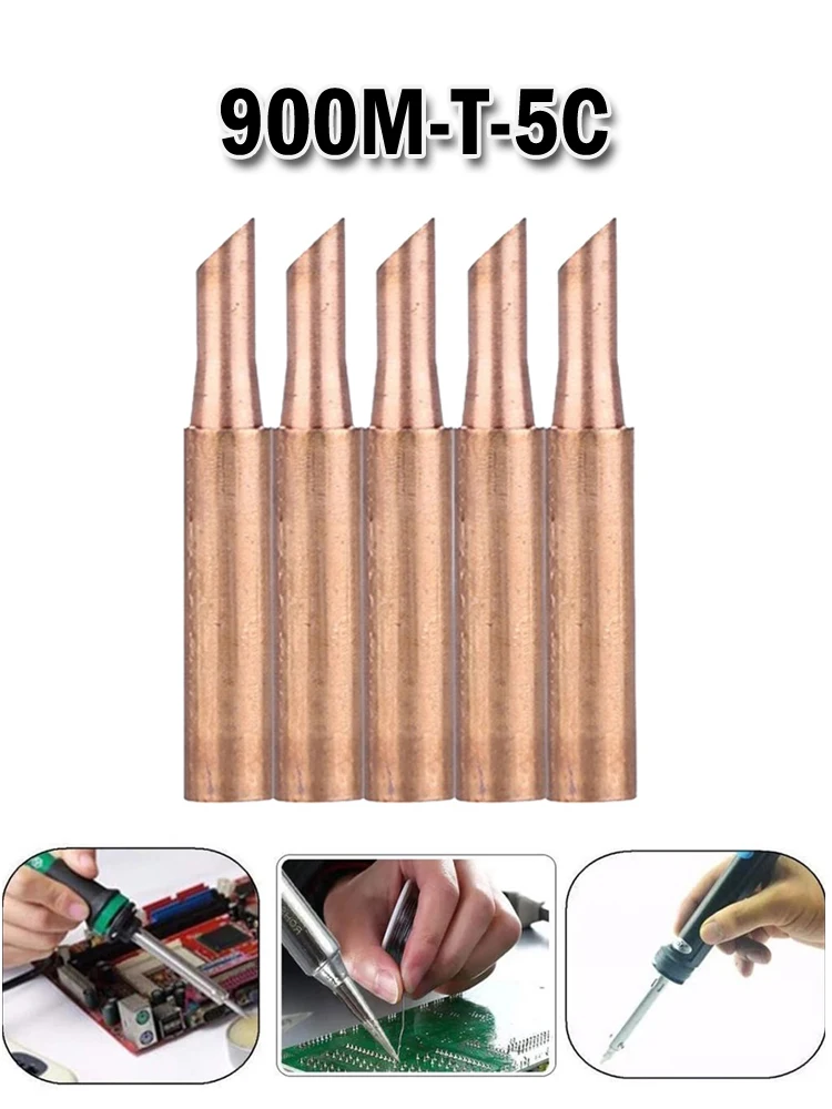 Soldering Iron Tip Solder Tip Pure Cupper Red Copper Solder Tip Soldering Iron Tip 900M-T-5C Soldering Tools Power Tools
Soldering Iron Tip Solder Tip Pure Cupper Red Copper Solder Tip Soldering Iron Tip 900M-T-5C Soldering Tools Power Tools