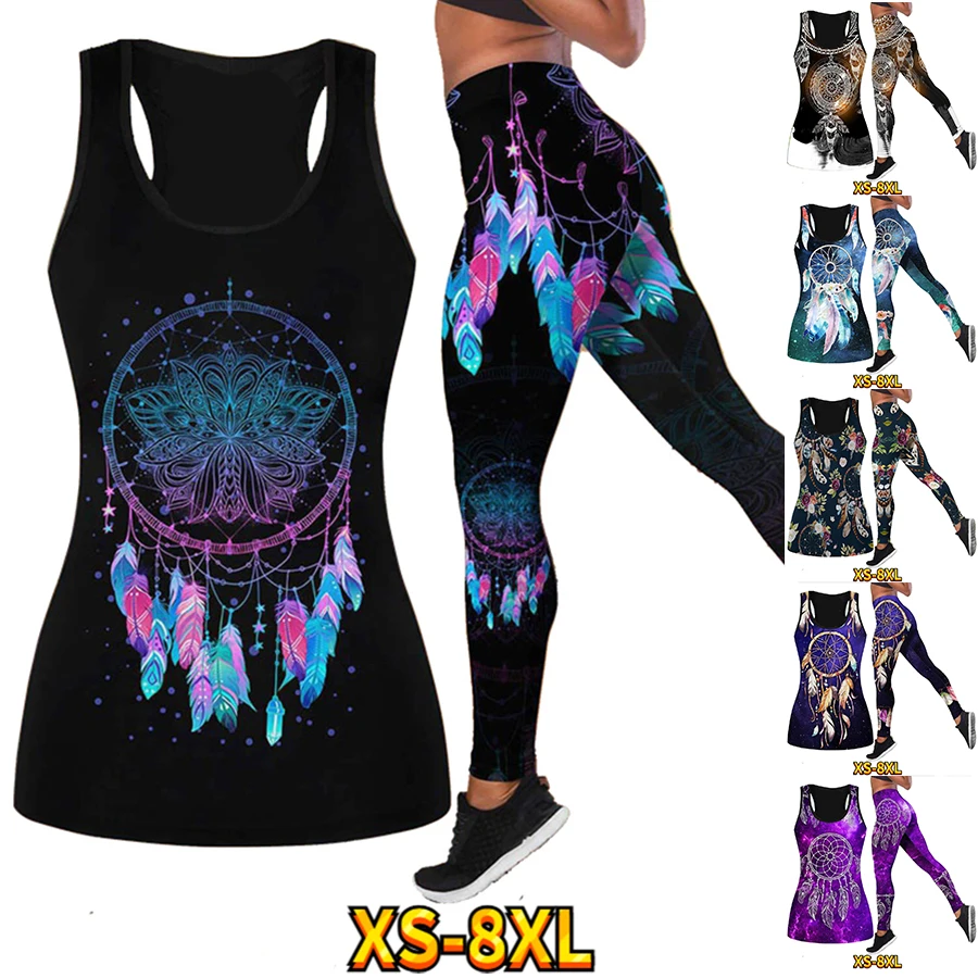 Lotus Pattern Sexy Ladies Breathable Vest Casual Quick Dry Yoga Pants Running Fitness Color Pattern Printed Summer Style XS-8XL
Lotus Pattern Sexy Ladies Breathable Vest Casual Quick Dry Yoga Pants Running Fitness Color Pattern Printed Summer Style XS-8XL