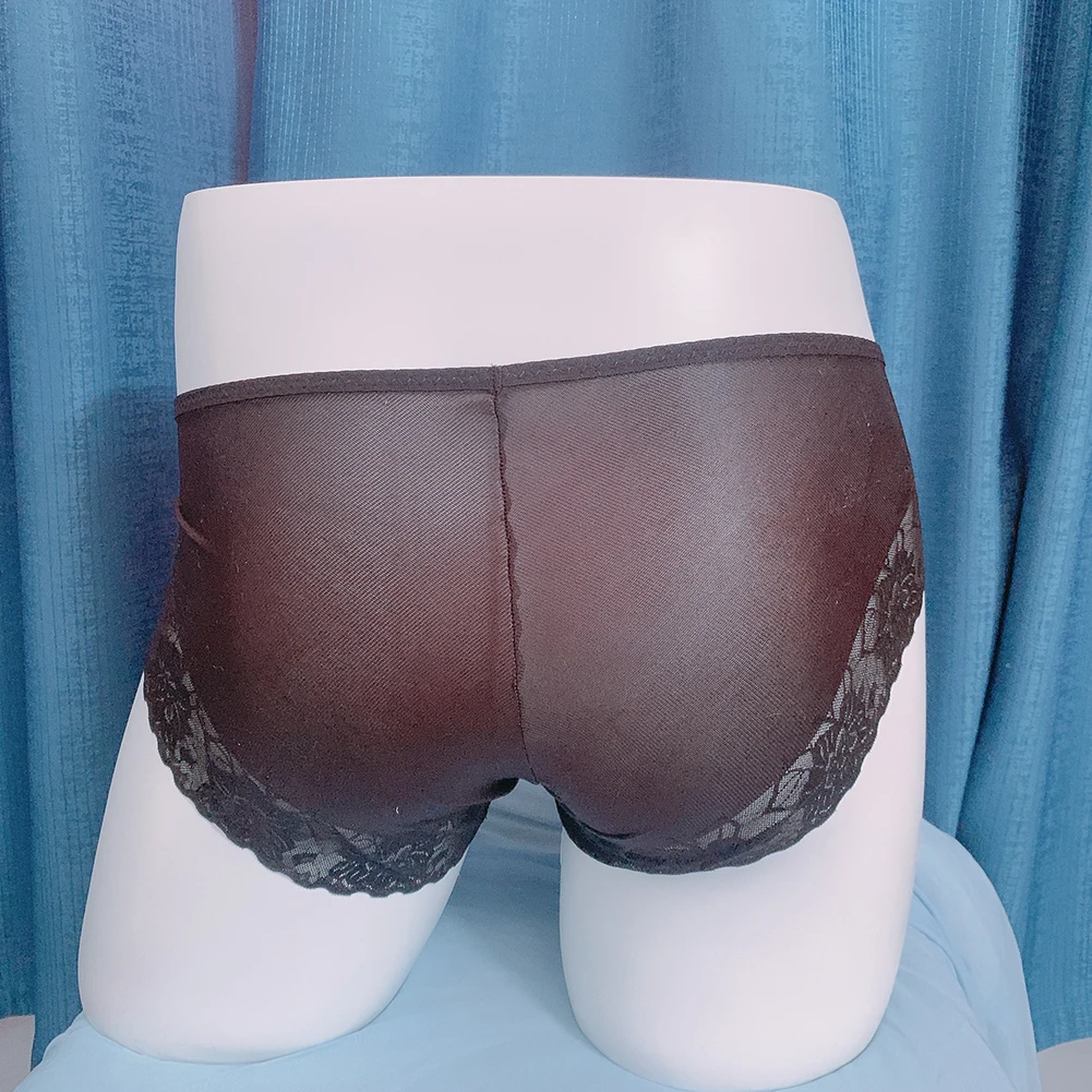 Sissy Pouch Panties Mens Sexy Lace Bikini Briefs Traceless Sexy See-Through Underwear Breathable Sheer Knickers Erotic Lingerie
Sissy Pouch Panties Mens Sexy Lace Bikini Briefs Traceless Sexy See-Through Underwear Breathable Sheer Knickers Erotic Lingerie