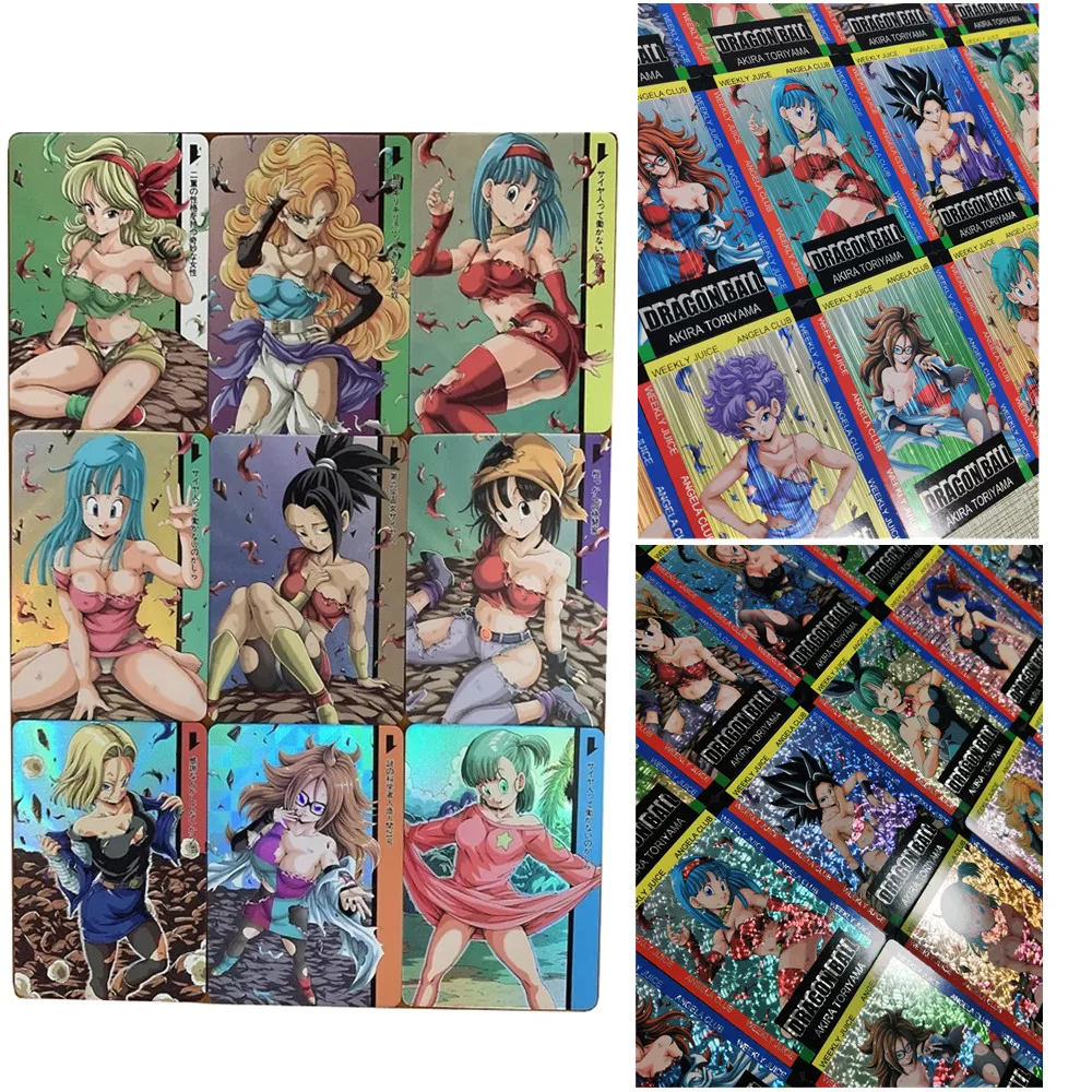 27PCS Dragon Ball Super Sexy Beauty Colorful Flash Cards Android 18 Bulma Videl Game Collection Cards Beautiful Girl Toys Gift
27PCS Dragon Ball Super Sexy Beauty Colorful Flash Cards Android 18 Bulma Videl Game Collection Cards Beautiful Girl Toys Gift