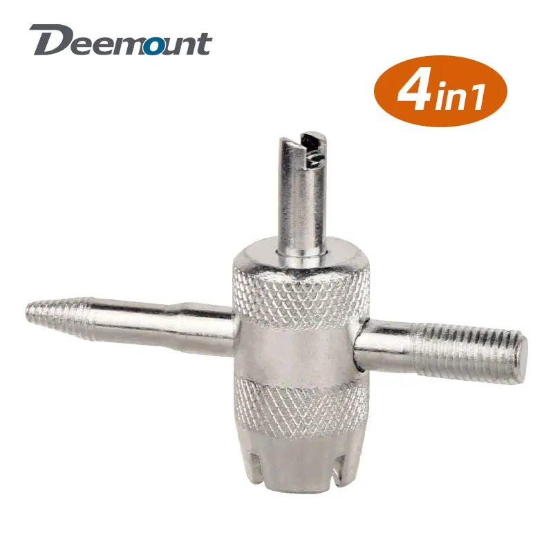 Deemount SV Valve Stem Core Assembly Extractor Tool 4 In 1 MTB Road Schrader Nozzle Fitting Wrench Motorcycle Car Scooter Parts
Deemount SV Valve Stem Core Assembly Extractor Tool 4 In 1 MTB Road Schrader Nozzle Fitting Wrench Motorcycle Car Scooter Parts