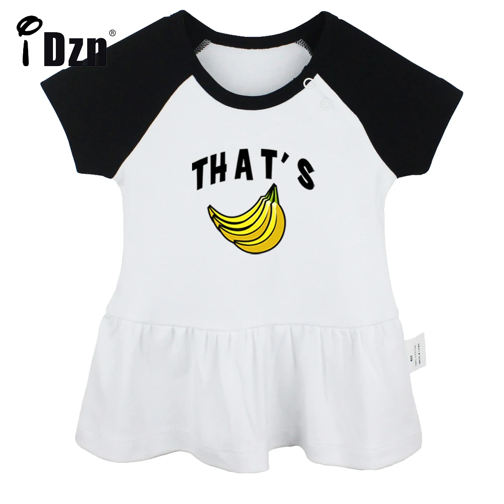 iDzn Summer NEW That's Bananas Baby Girls Cute Short Sleeve Dress Infant Funny Pleated Dress Soft Cotton Dresses Clothes
iDzn Summer NEW That's Bananas Baby Girls Cute Short Sleeve Dress Infant Funny Pleated Dress Soft Cotton Dresses Clothes
