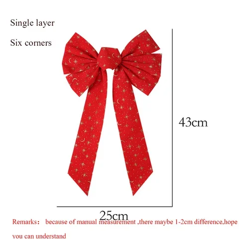 Large Christmas Bow Red Christmas Tree Decorations Multi-size Bow Tie Wedding New Year's Bowknot Christmas Bows Decor Craft Bows
Large Christmas Bow Red Christmas Tree Decorations Multi-size Bow Tie Wedding New Year's Bowknot Christmas Bows Decor Craft Bows