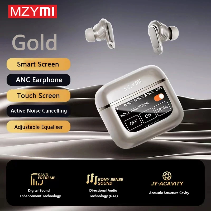 Беспроводные наушники-вкладыши MZYMI TWS V8 ANC + ENC с шумоподавлением и микрофоном
Беспроводные наушники-вкладыши MZYMI TWS V8 ANC + ENC с шумоподавлением и микрофоном