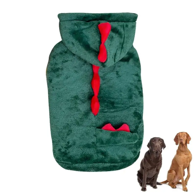 Puppy Dino Hoodies Cat And Dog Clothes Soft And Breathable Pet Dinosaur Cosplay Green Puppy Hooded Coat For Small Dogs
Puppy Dino Hoodies Cat And Dog Clothes Soft And Breathable Pet Dinosaur Cosplay Green Puppy Hooded Coat For Small Dogs