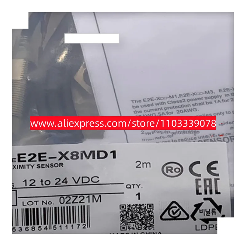 2PCS New inductor sensor E2E-X2B1D12 E2E-X2B2D12 E2E-X2C1D12 E2E-X2C2D12 E2E-X2B1D12-M1 E2E-X2B2D12-M1 E2E-X2C1D12-M1
2PCS New inductor sensor E2E-X2B1D12 E2E-X2B2D12 E2E-X2C1D12 E2E-X2C2D12 E2E-X2B1D12-M1 E2E-X2B2D12-M1 E2E-X2C1D12-M1