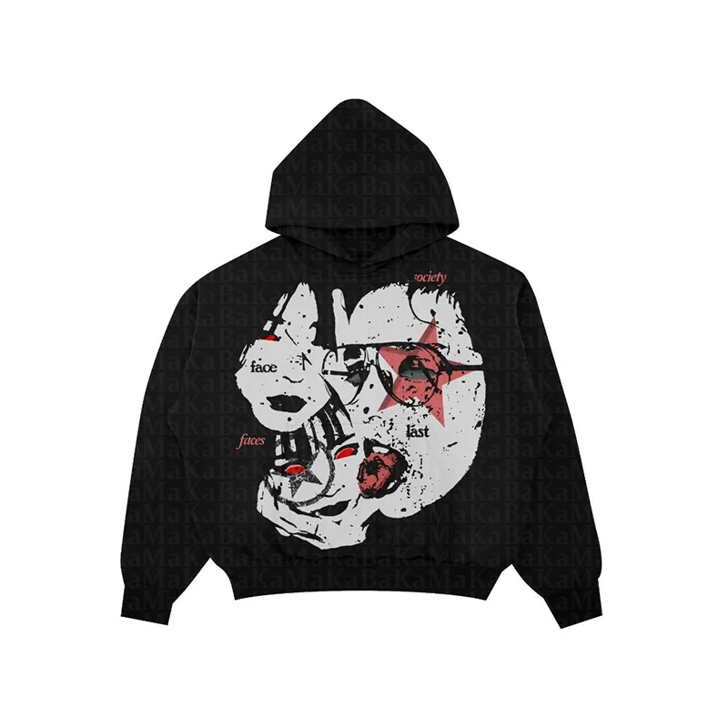 Y2K clothes Hip Hop Joggers Sweatshirt Fashion Punk Women Sport Coat Pullover Cartoon graphics Gothic Long Sleeve jacket Men
Y2K clothes Hip Hop Joggers Sweatshirt Fashion Punk Women Sport Coat Pullover Cartoon graphics Gothic Long Sleeve jacket Men