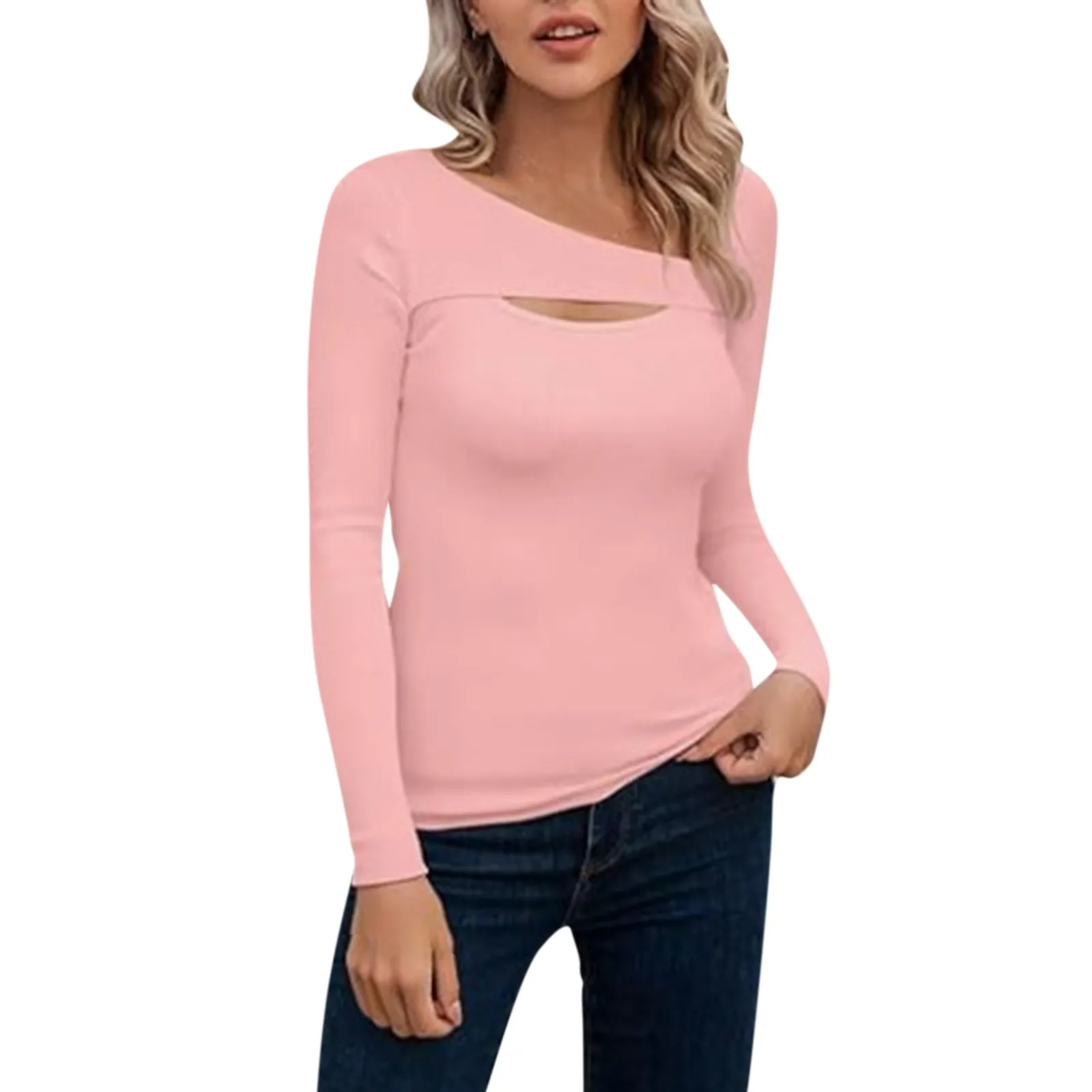 Women'S Fashion Solid Color Long Sleeved Sexy Slim Fit T-Shirt Hollow Top Bottom Women'S Cropped Y2k Tops Cute Tank Top Luxury
Women'S Fashion Solid Color Long Sleeved Sexy Slim Fit T-Shirt Hollow Top Bottom Women'S Cropped Y2k Tops Cute Tank Top Luxury