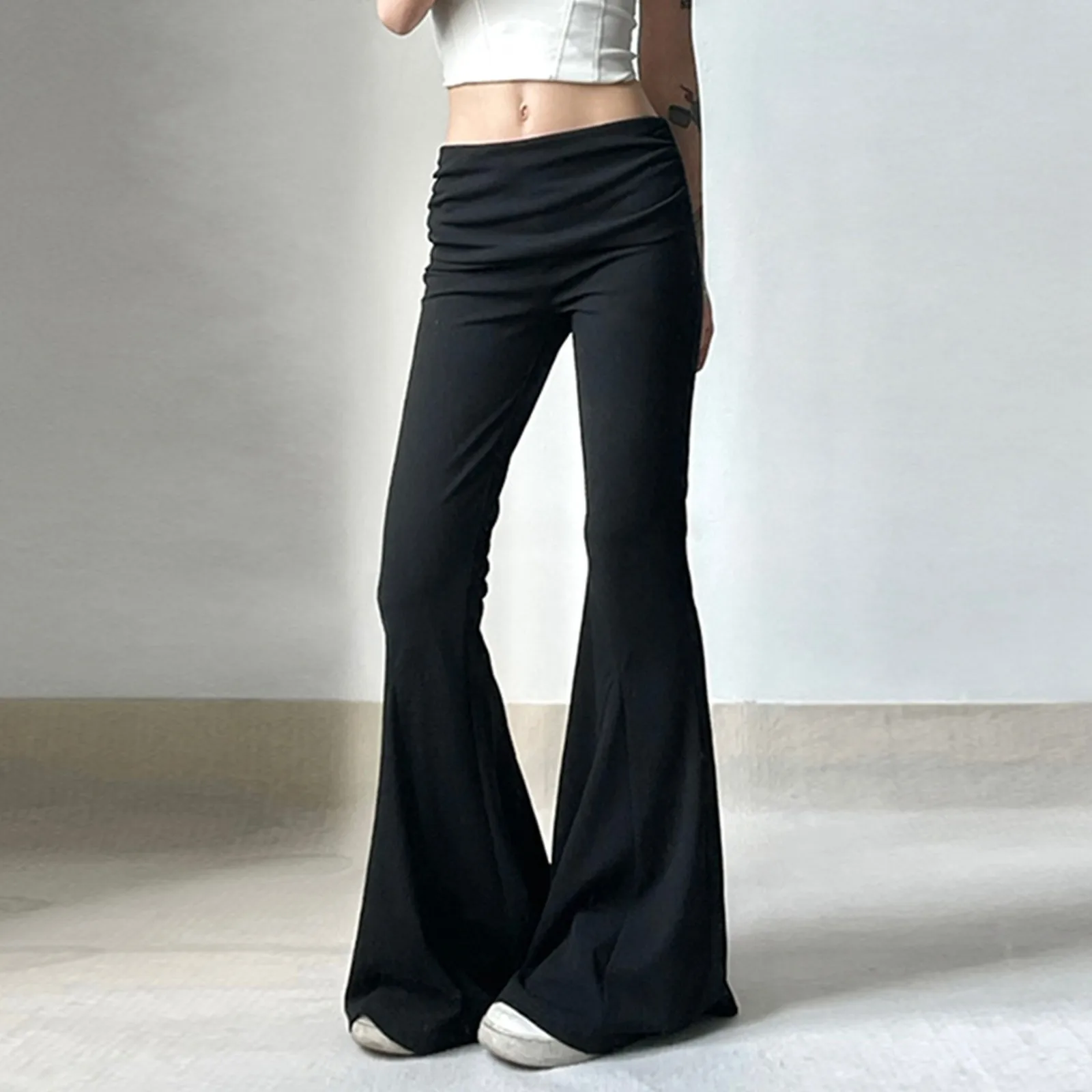 Fashion Sexy Slim Women Clothing Pants High Waisted Trendy Jeans New Black Micro Flare Trousers Harajuku Y2K Versatile Pantalons
Fashion Sexy Slim Women Clothing Pants High Waisted Trendy Jeans New Black Micro Flare Trousers Harajuku Y2K Versatile Pantalons