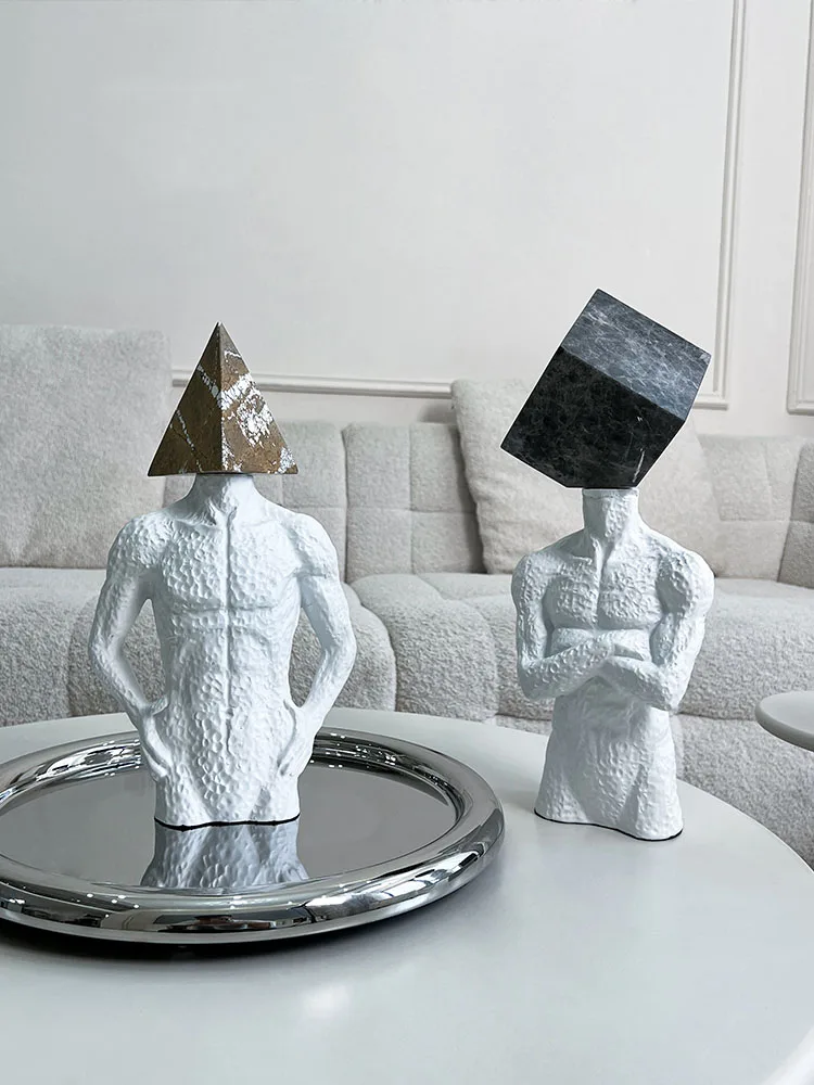 Геометрический абстрактный орнамент персонажа, скульптура, домашний декор, гостиная, фойе, шкаф для телевизора, настольная статуя, индивидуальные украшения
Геометрический абстрактный орнамент персонажа, скульптура, домашний декор, гостиная, фойе, шкаф для телевизора, настольная статуя, индивидуальные украшения