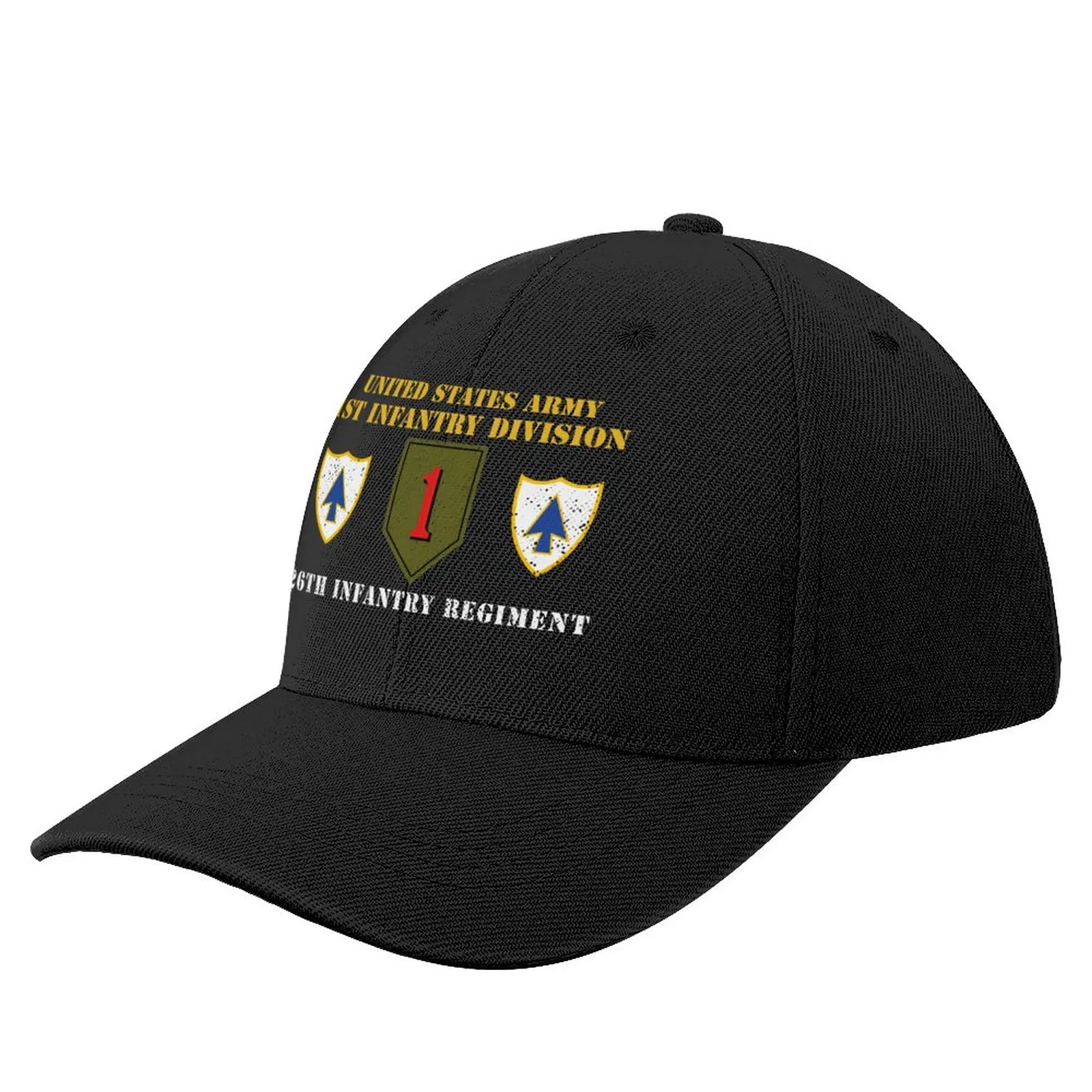 

1st Infantry Division / 26th Infantry Regiment Baseball Cap Fashion Beach Fishing Caps Wild Ball Hat Hat For Men Women's